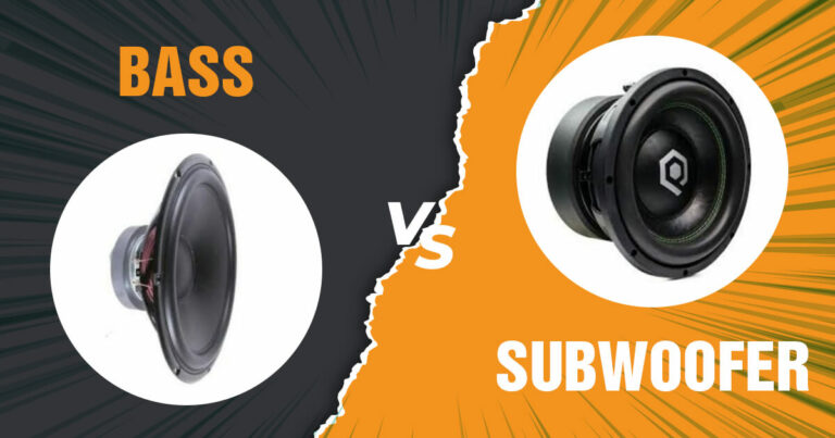 Bass Vs Subwoofer (Low Pitched Audio Frequencies)