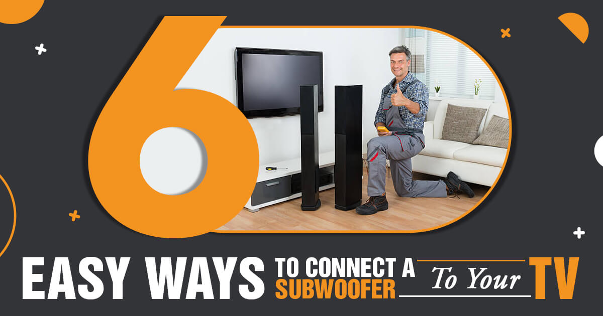 how to connect subwoofer to tv